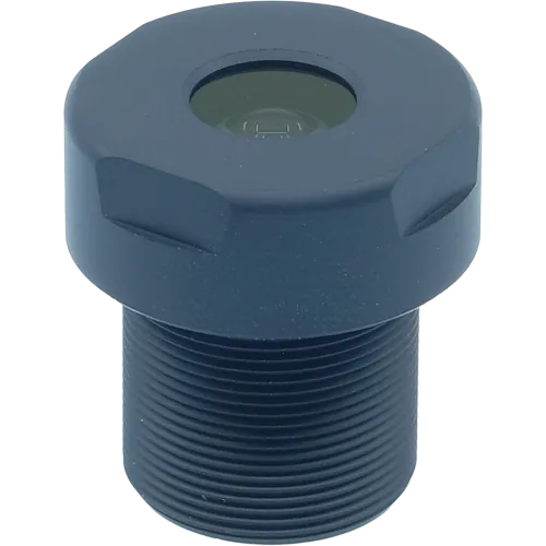 Camera viewed from its front side.