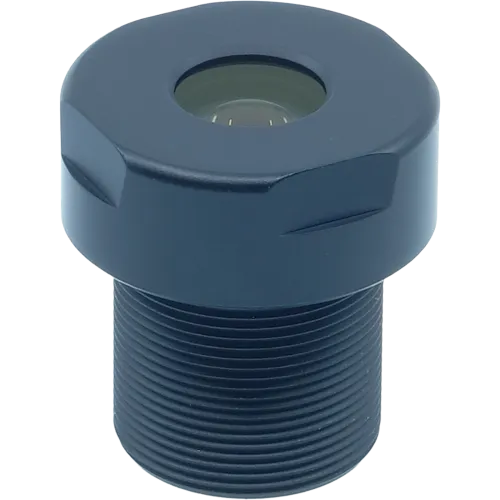 Lens M12 8mm viewed from its front side.