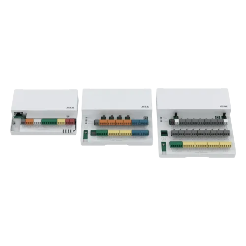 Portfolio of Axis network I/O relay modules