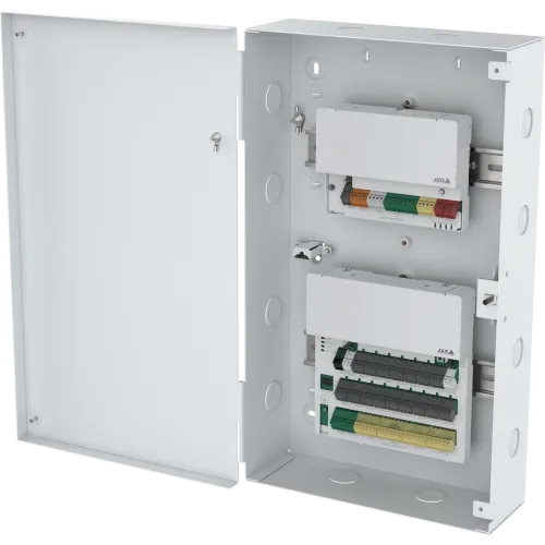 AXIS A9920 din rail enclosure installation