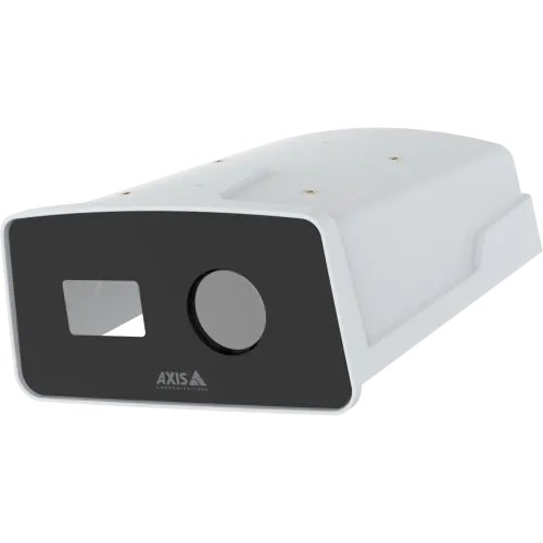 White AXIS TQ1824-E Top Cover viewed from its left angle.
