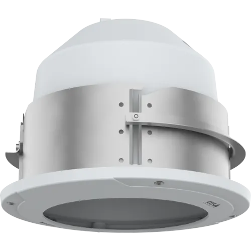 Steel AXIS TQ6202-E Recessed Mount viewed from its front.