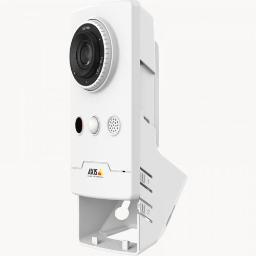 Caméra IP AXIS M1065-LW vue de son angle gauche