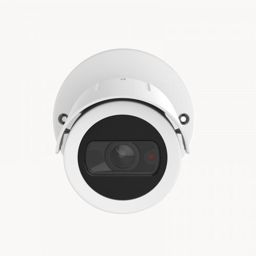 AXIS M2026-LE Mk II Network Camera viewed from its front. 