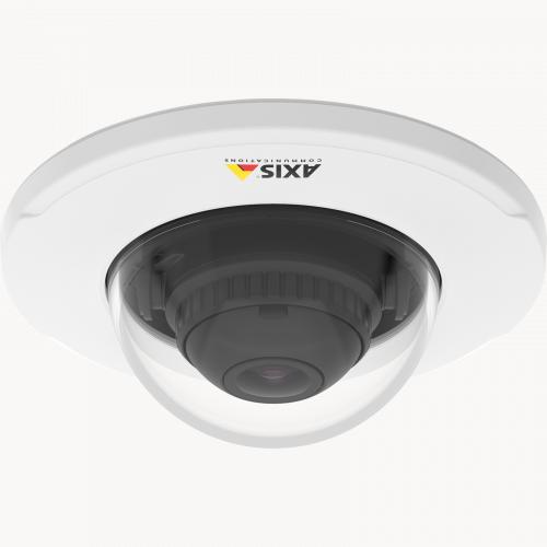 IP Camera AXIS M3015 has ultra-discreet design and easy recessed installation. The camera is viewed from it´s front.
