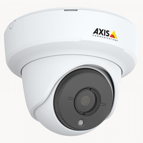 AXIS FA3105-L Eyeball Sensor Unit은 Forensic WDR을 제공합니다. 이 제품은 오른쪽 각도에서 본 것입니다.