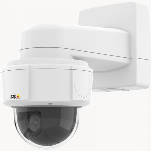  La cámara IP M5525-E de Axis tiene movimiento horizontal continuo de 360° y Axis Zipstream