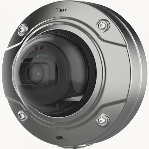 La caméra IP AXIS Q3517-SLVE dispose d'un boîtier en inox de qualité marine et de la technologie Axis Zipstream