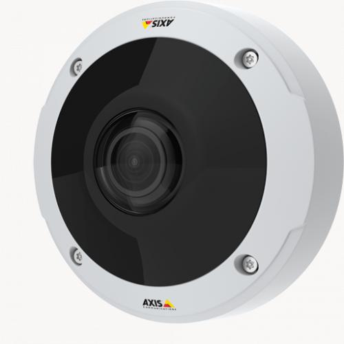AXIS M3058-PLVE — это купольная камера с разрешением 12 Мп и панорамным обзором на 360° для любых условий освещения.