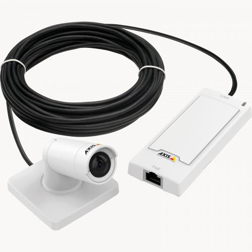 AXIS P1254 Network Camera con unidad principal y cable