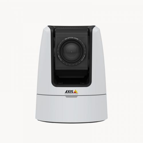 A AXIS V5925 PTZ Network Camera oferece áudio de qualidade de estúdio com entradas XLR