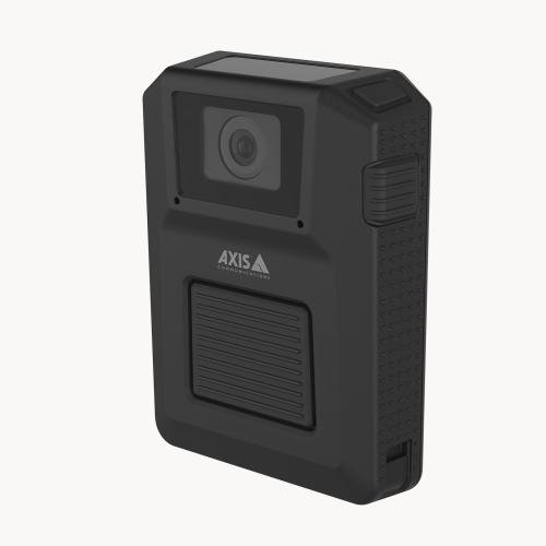 Axis W100- Body worn camera from left