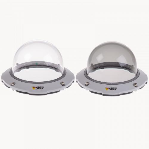 AXIS TQ6809 Clear and smoked domes from front
