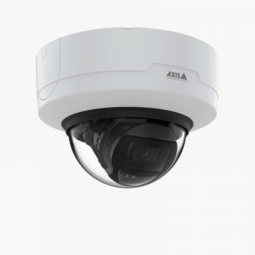 AXIS P3265-LV Dome Camera mounted in ceiling from right