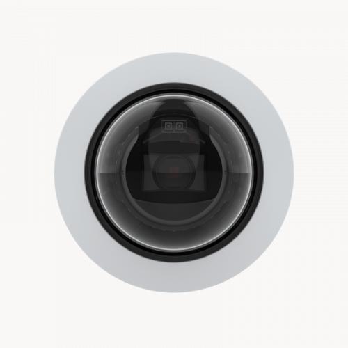Купольная камера AXIS P3265-LV Dome Camera, установленная на стене, вид спереди