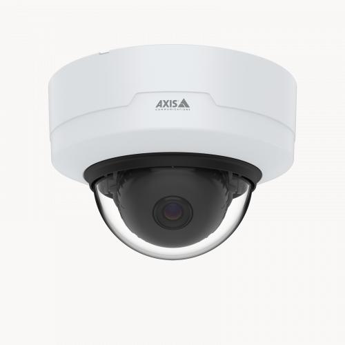 AXIS P3265-V Dome Camera montada en el techo desde la derecha