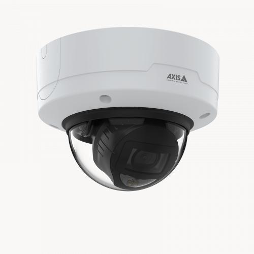 AXIS P3268-LV Dome Camera mounted in ceiling from right