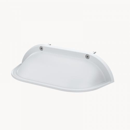White AXIS TP3811 Weathershield, left angle