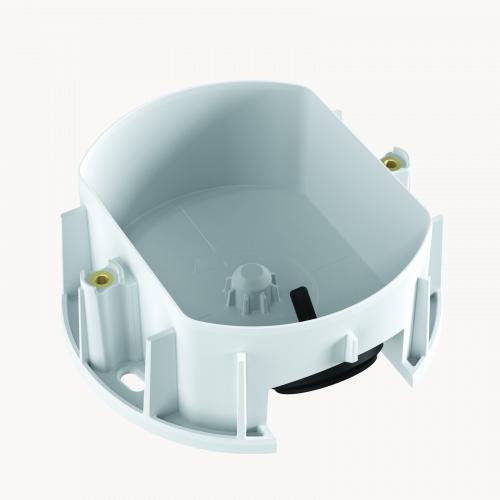 AXIS TM2001 Mount Bracket, color white viewed from its front 