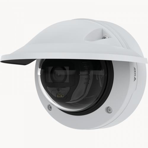 AXIS P3268-LVE Dome Camera、左から見た図