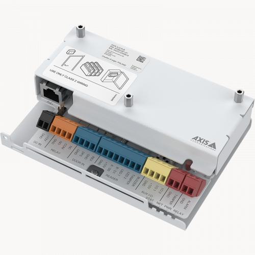 AXIS A1210-B Network Door Controller, viewed from its left angle
