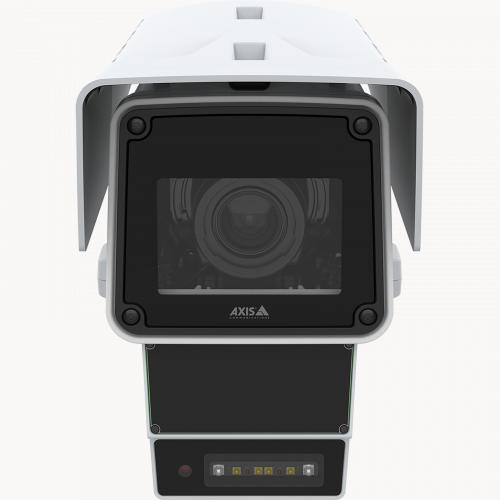 AXIS Q1656-DLE Radar-Video Fusion Camera, viewed from its front