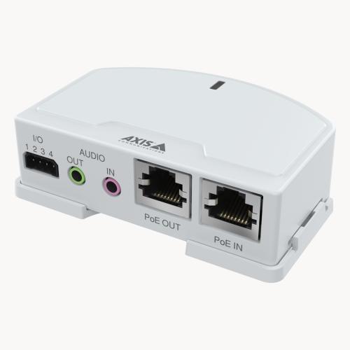 Urządzenie AXIS T6101 Mk II Audio and I/O Interface.