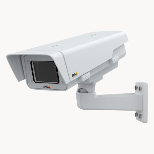 AXIS T92E05 Protective Housing, a white, wall mounted camera.