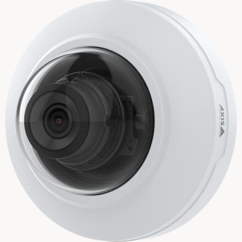 AXIS M4215-V Dome Camera, wall, viewed from its left angle