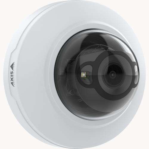AXIS M4216-LV Dome Camera, wall, viewed from its right angle