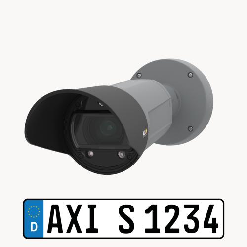 AXIS Q1700-LE looking left with license plate 