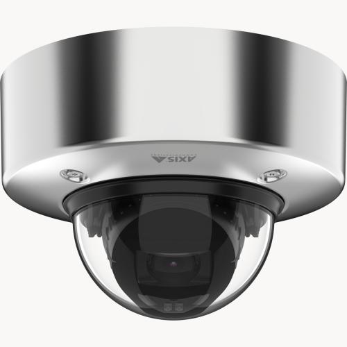 Vista frontal de AXIS P3268-SLVE Stainless steel Dome Camera