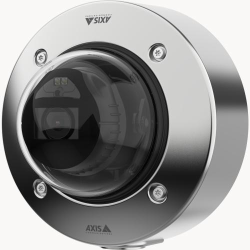 AXIS P3268-SLVE Dome Camera, viewed from its left angle