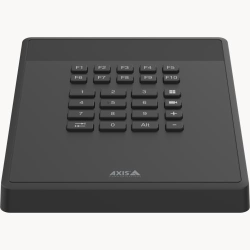 AXIS TU9003 Keypad, widok pod kątem z przodu