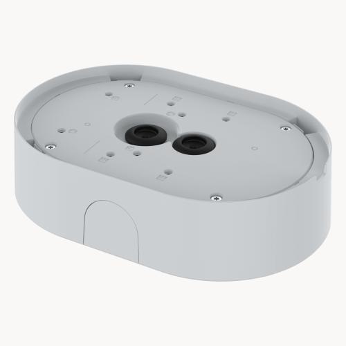 Cover sleeve that improves the fit of the conduit back box on the dome camera