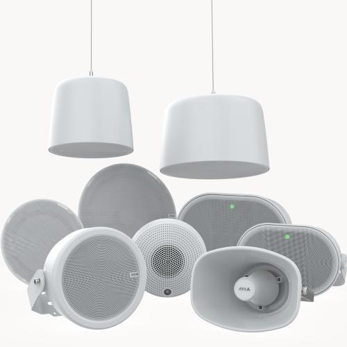 packshot image of network speakers