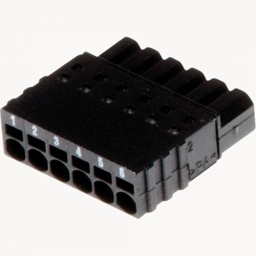 AXIS Connector A 6-pin 2.5 Straight