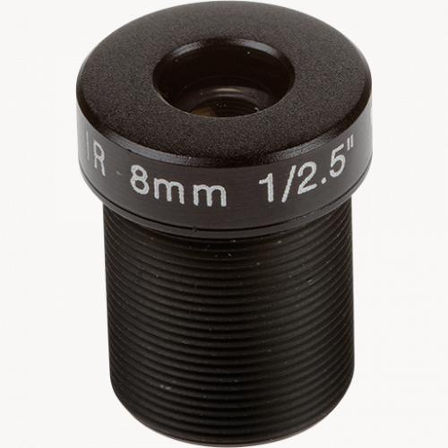 Мегапиксельный объектив, Lens M12, 8,0 мм, F1,6