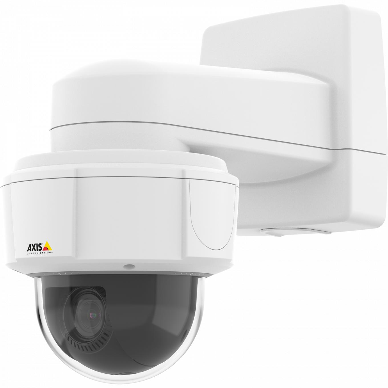  Axis IP Camera M5525-Eには、連続360°パンとAxis Zipstreamがあります