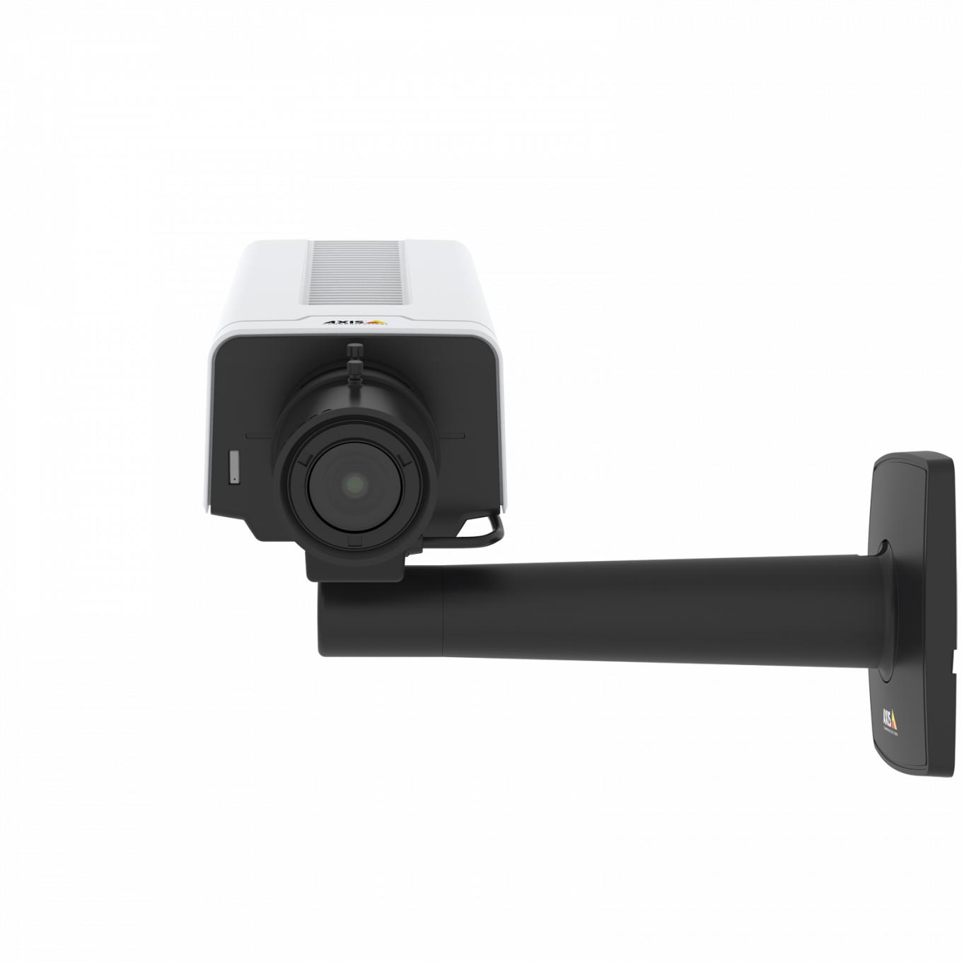 Die AXIS P1377 IP Camera verfügt über Lightfinder und Forensic WDR. Vorderansicht des Produkts.