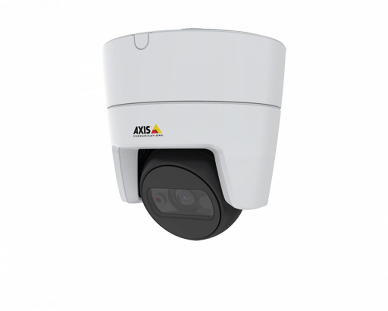 AXIS M3116 LVE mounted in ceiling from left angle