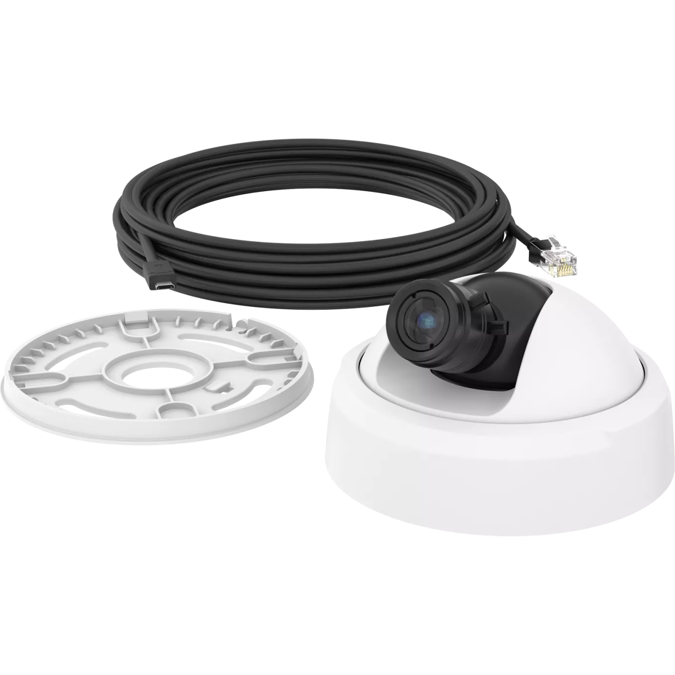 AXIS FA4115 Dome Sensor Unit, pièces depuis le côté gauche