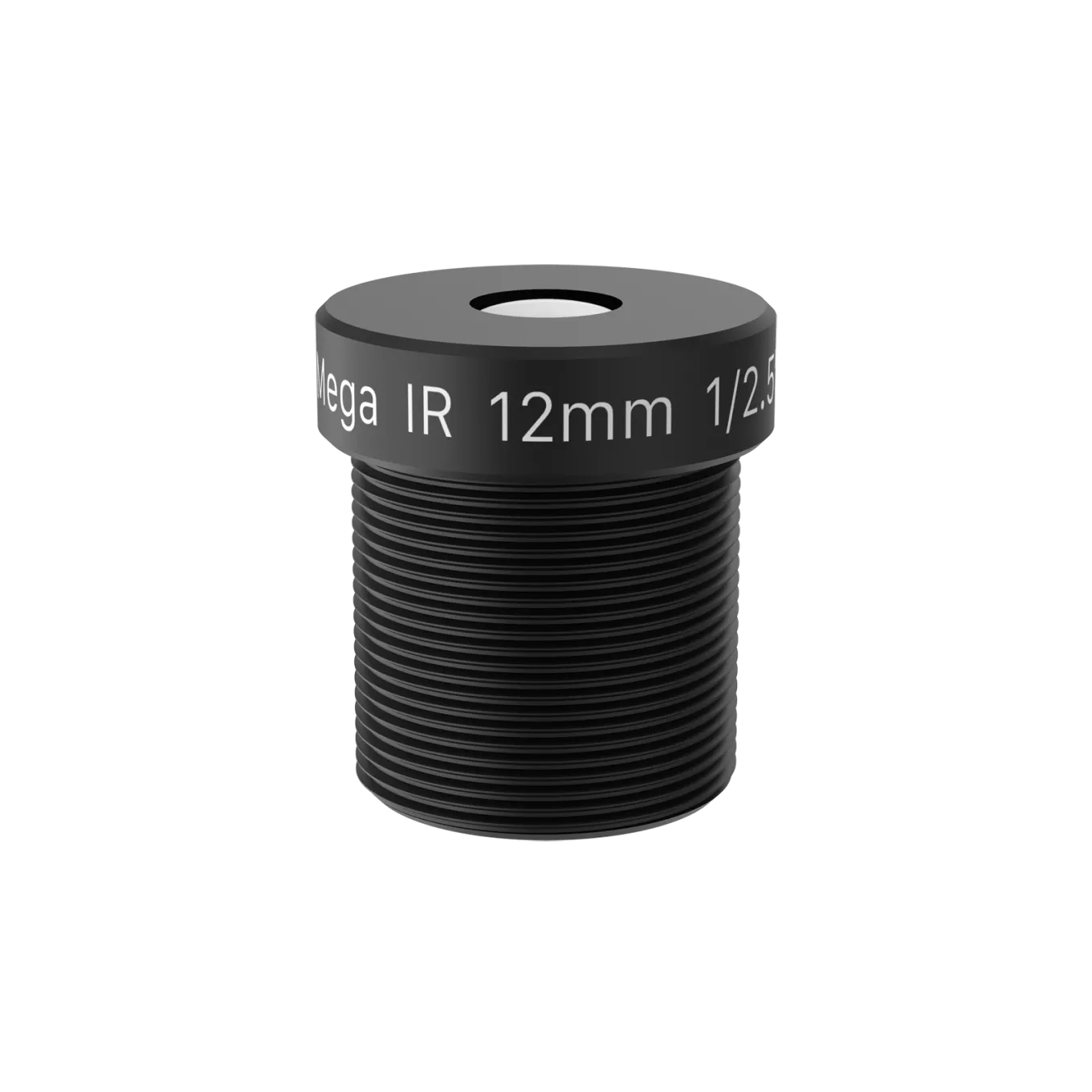 Lens M12 12 mm F1.6, viewed from its front