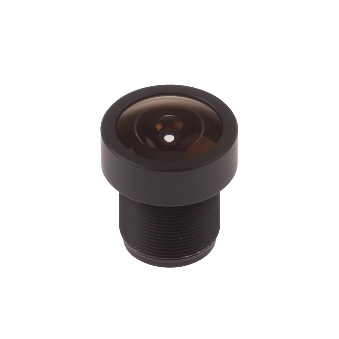 Lens M12 2.1 mm F1.8 IR, viewed from its front