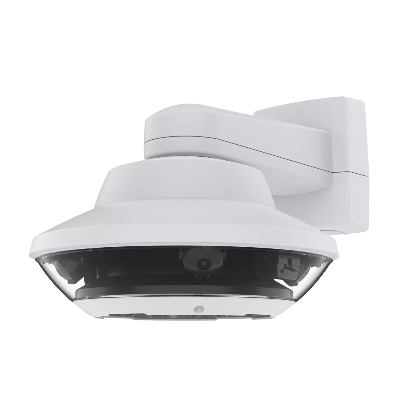 AXIS Q6010-W z AXIS T91G61 pod kątem z lewej