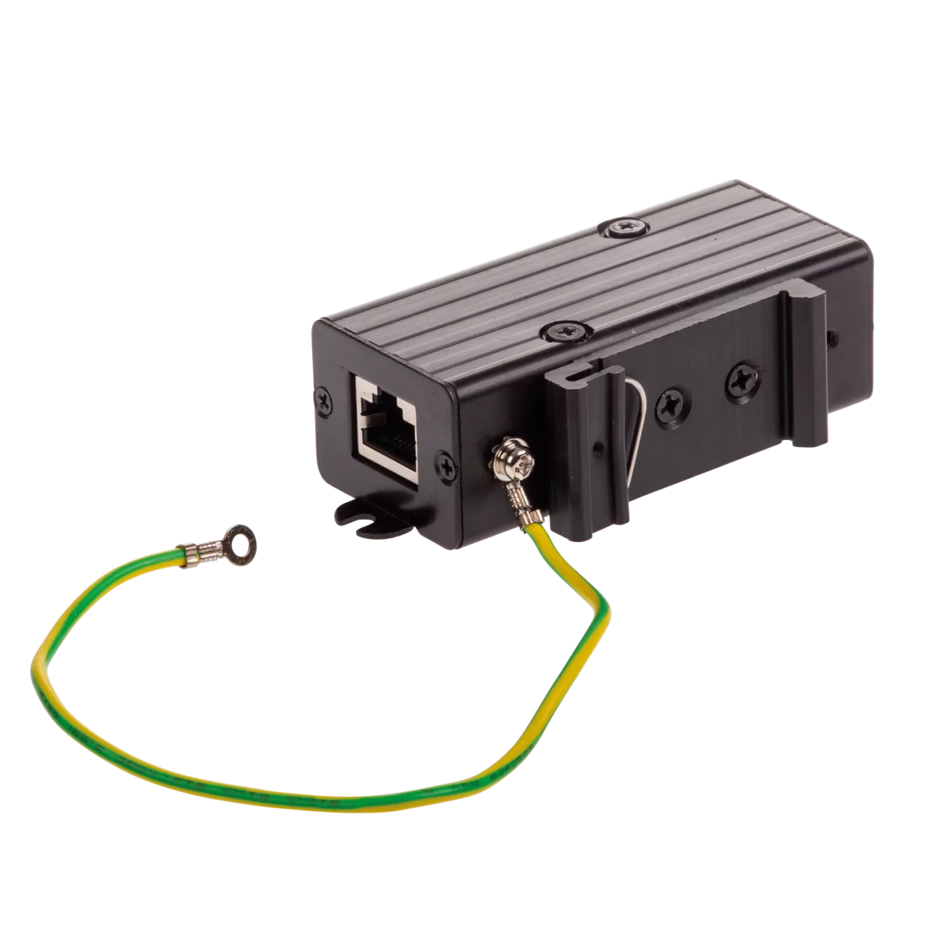 AXIS TU8001 Ethernet Surge Protector visto pelo ângulo esquerdo