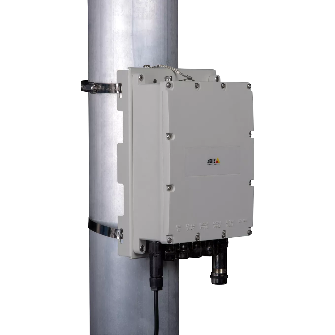 AXIS T8504-E mounted on AXIS T91M47 from the right angle