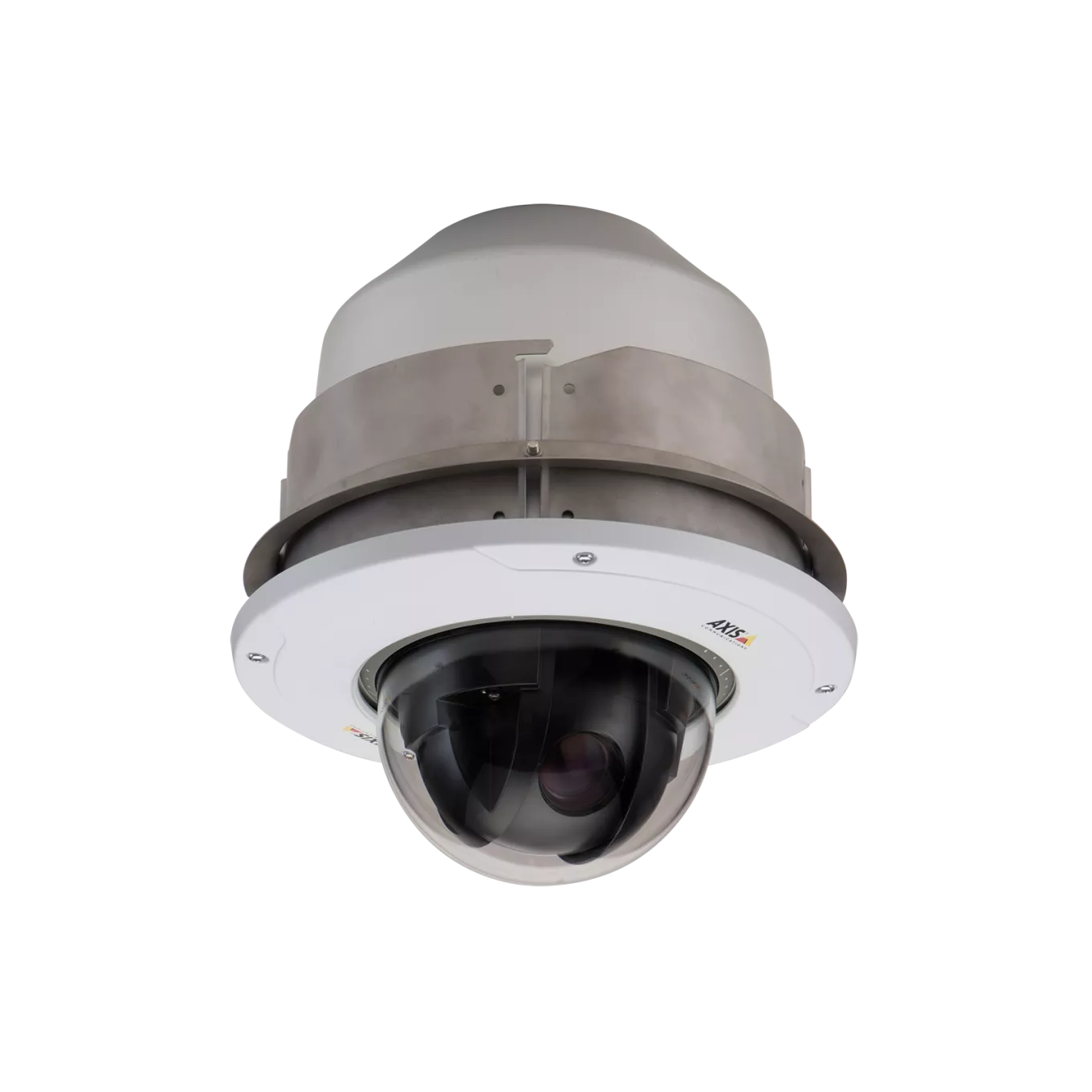 AXIS T94A01L Recessed Mount with AXIS Q60-E camera from the front