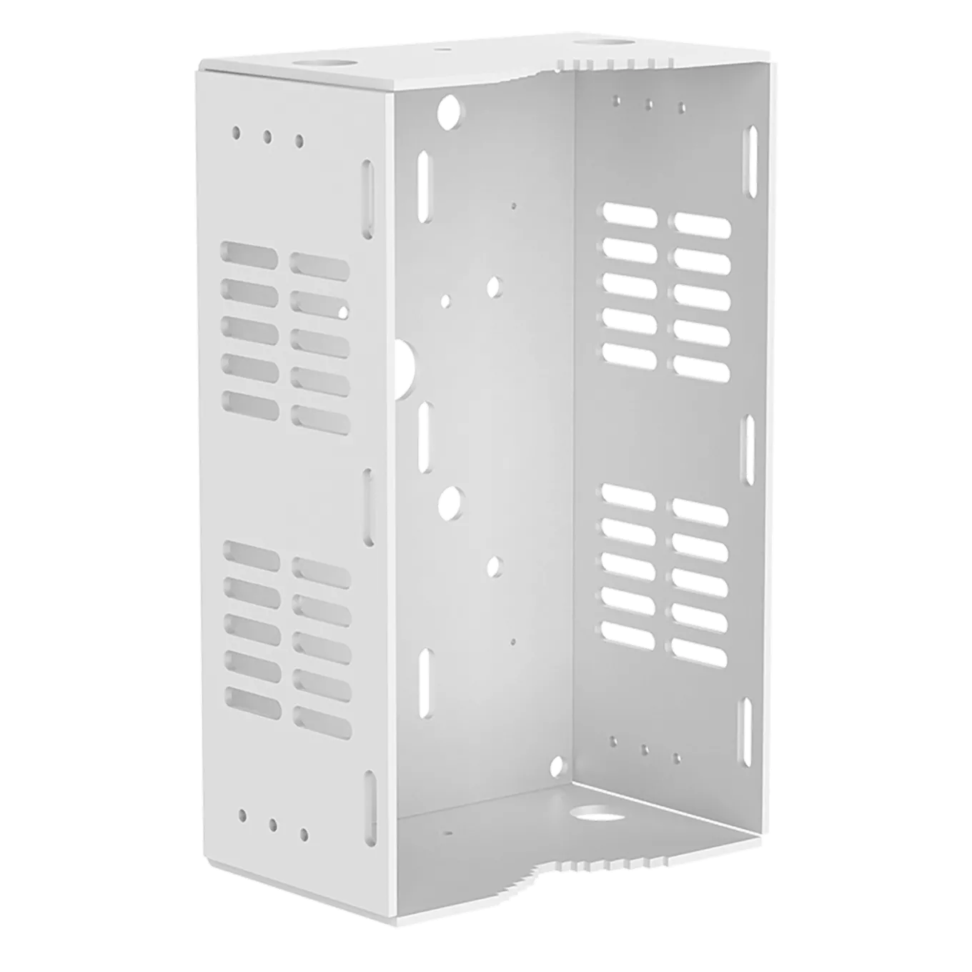 AXIS T93C Wall Pole Conduit Back Box, grand modèle, vue de l’angle droit
