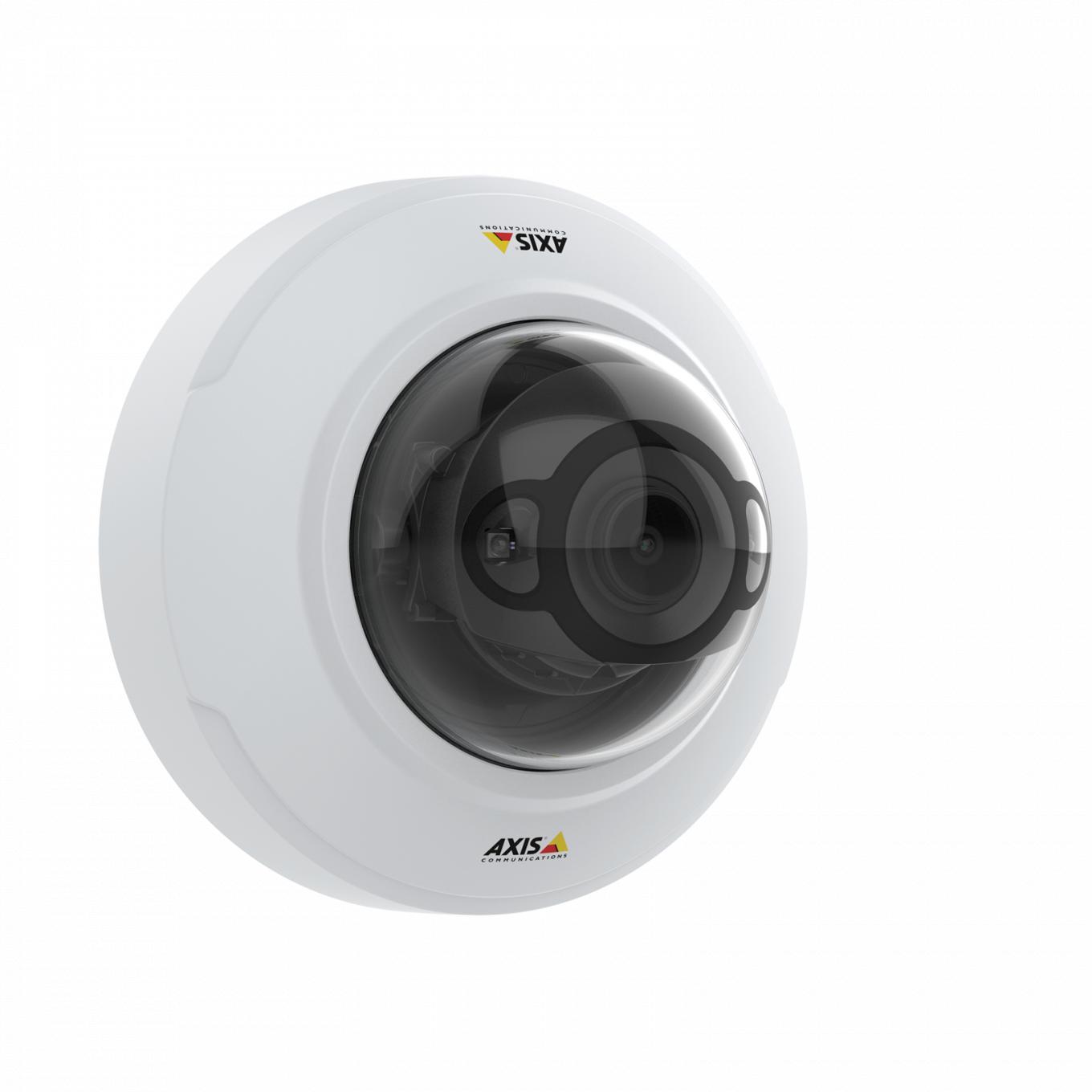 AXIS M4216-LV Dome Camera mounted on wall from right